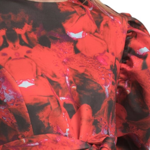 NANCY YANG Puff Sleeve Dress - Picture 3 of 3